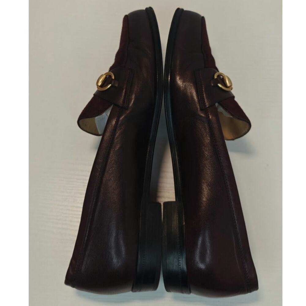 Brown Burgundy Gucci Horsebit Loafers sz 36 - Picture 5 of 8
